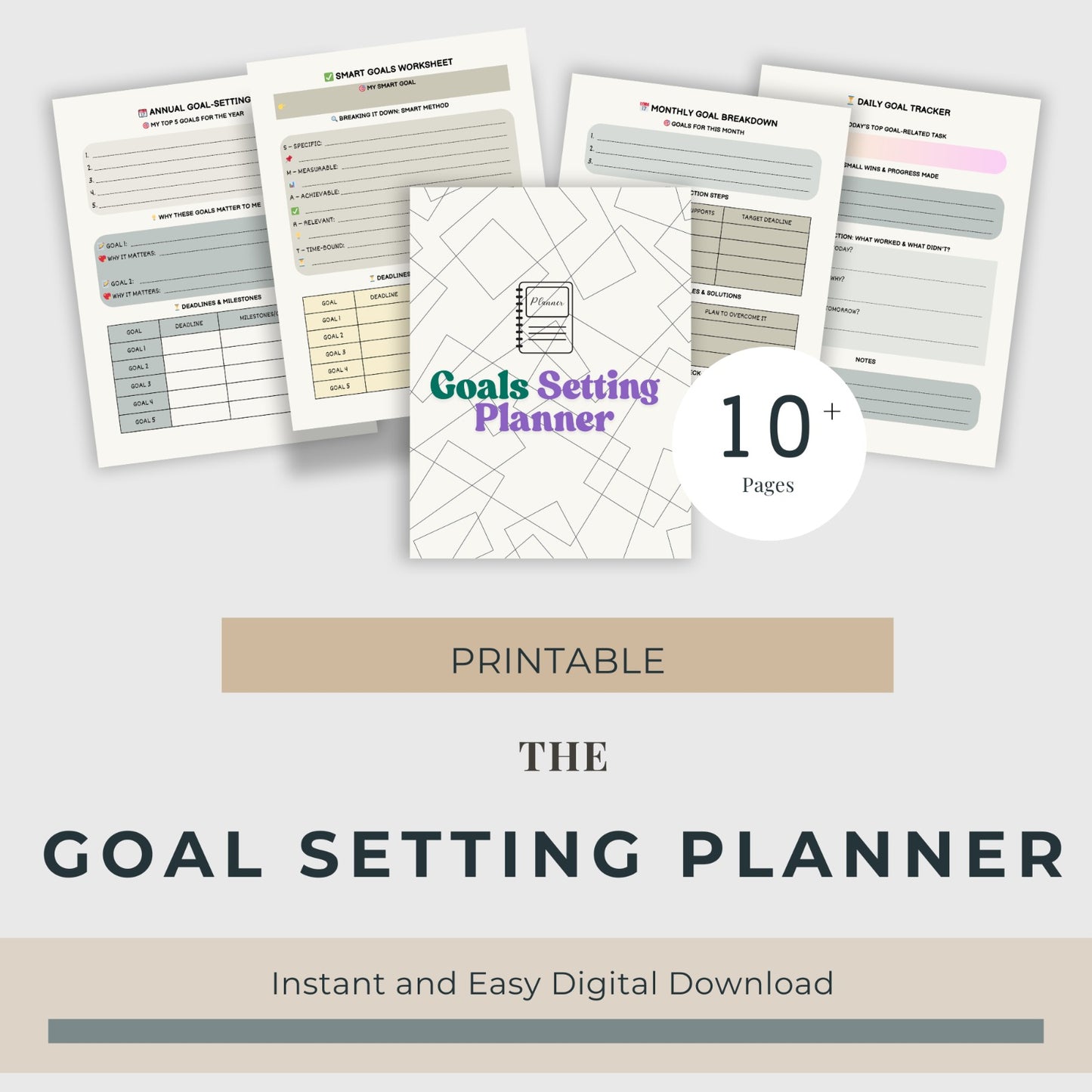 Goal Setting Planner