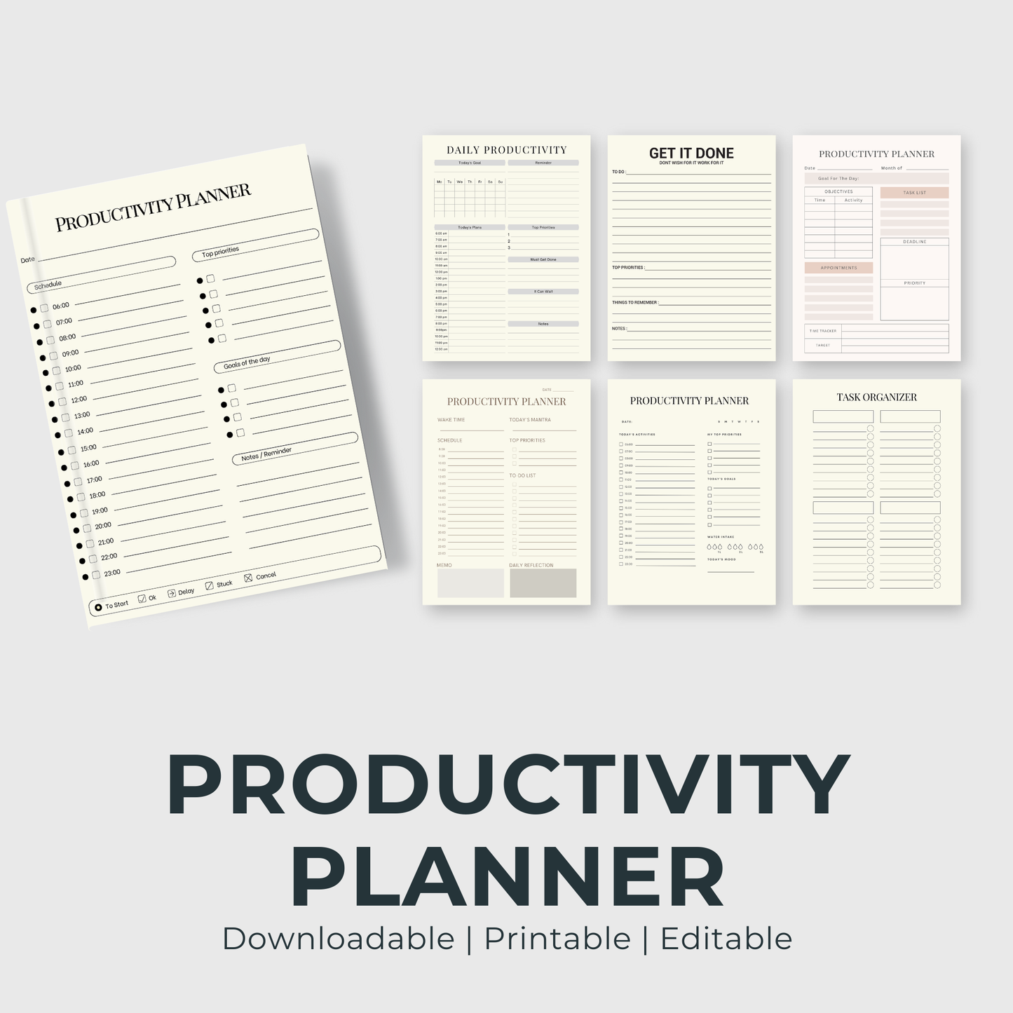 Stay Organized and Achieve More with Our Productivity Planner
