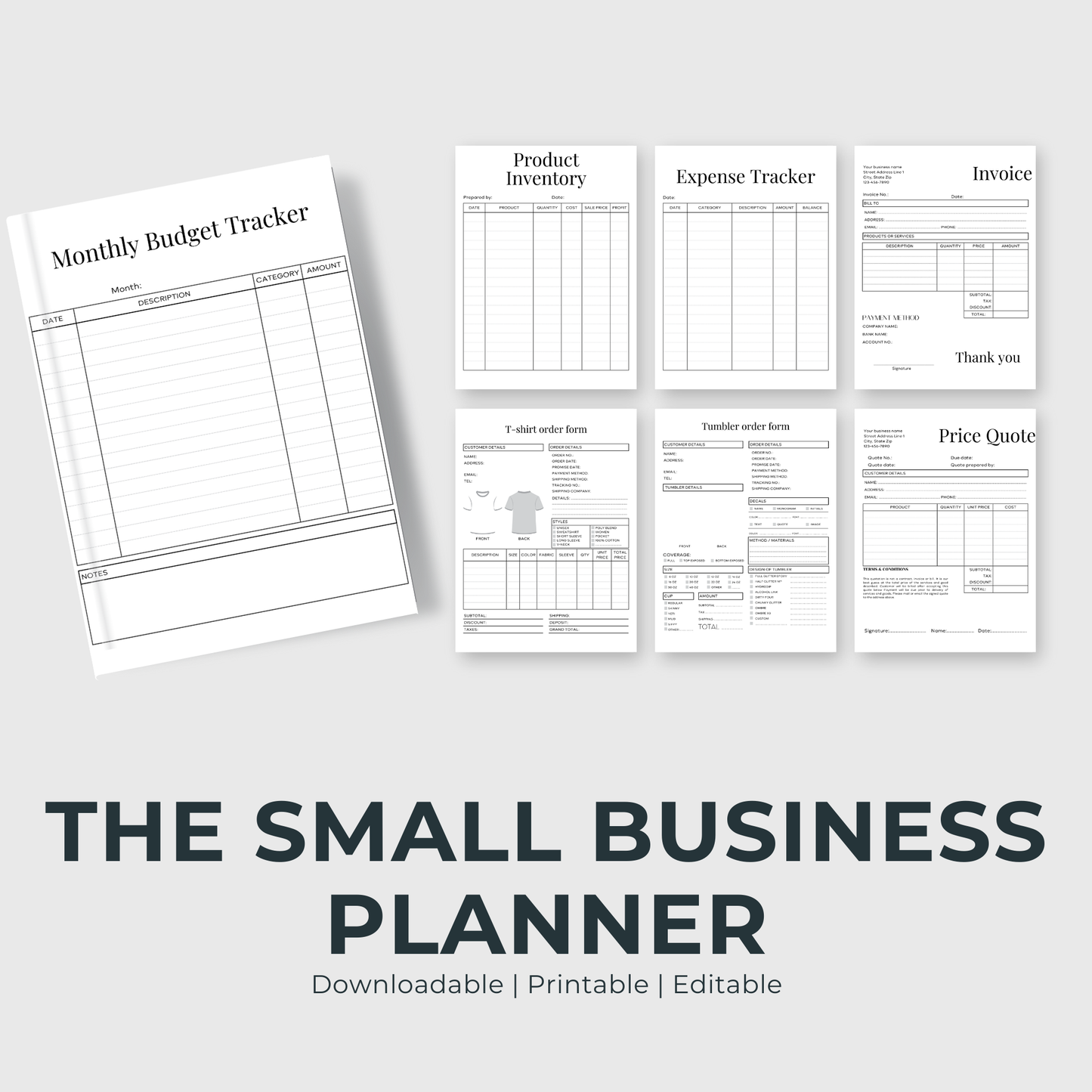 Organize and Grow Your Business with Our Small Business Planner