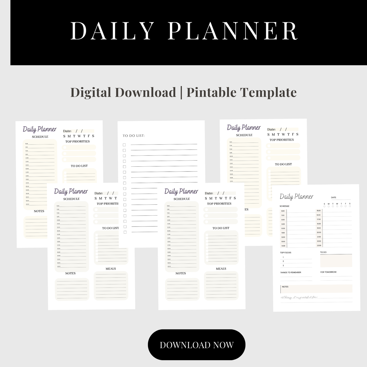The Ultimate Daily Planner - Plan, Organize, Achieve