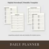 Organize Your Days: Daily Scheduling Planner for Effortless Time Management