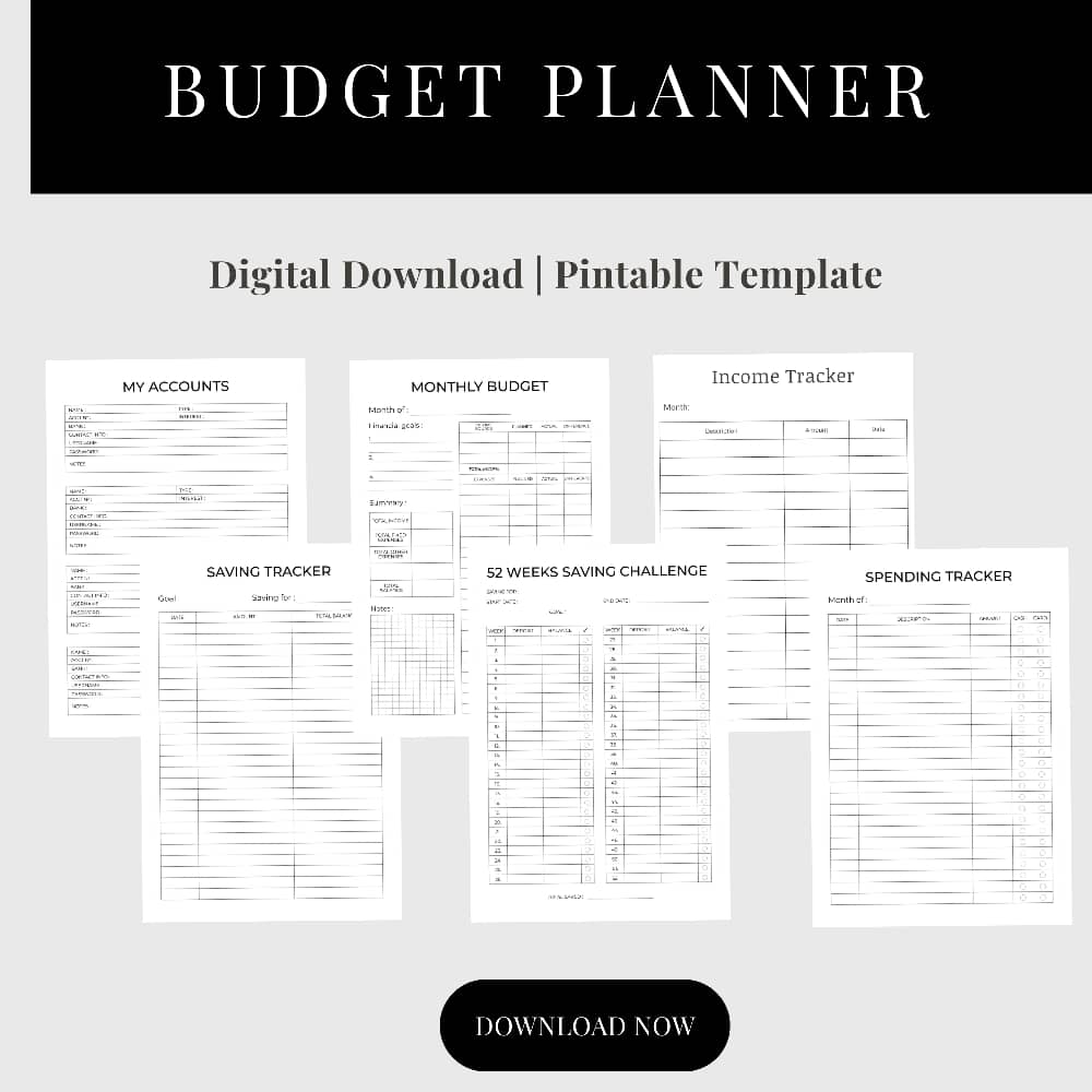 Manage your money effortlessly with our Budget Planner.