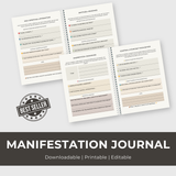 Manifestation Journal - Daily Law of Attraction Planner