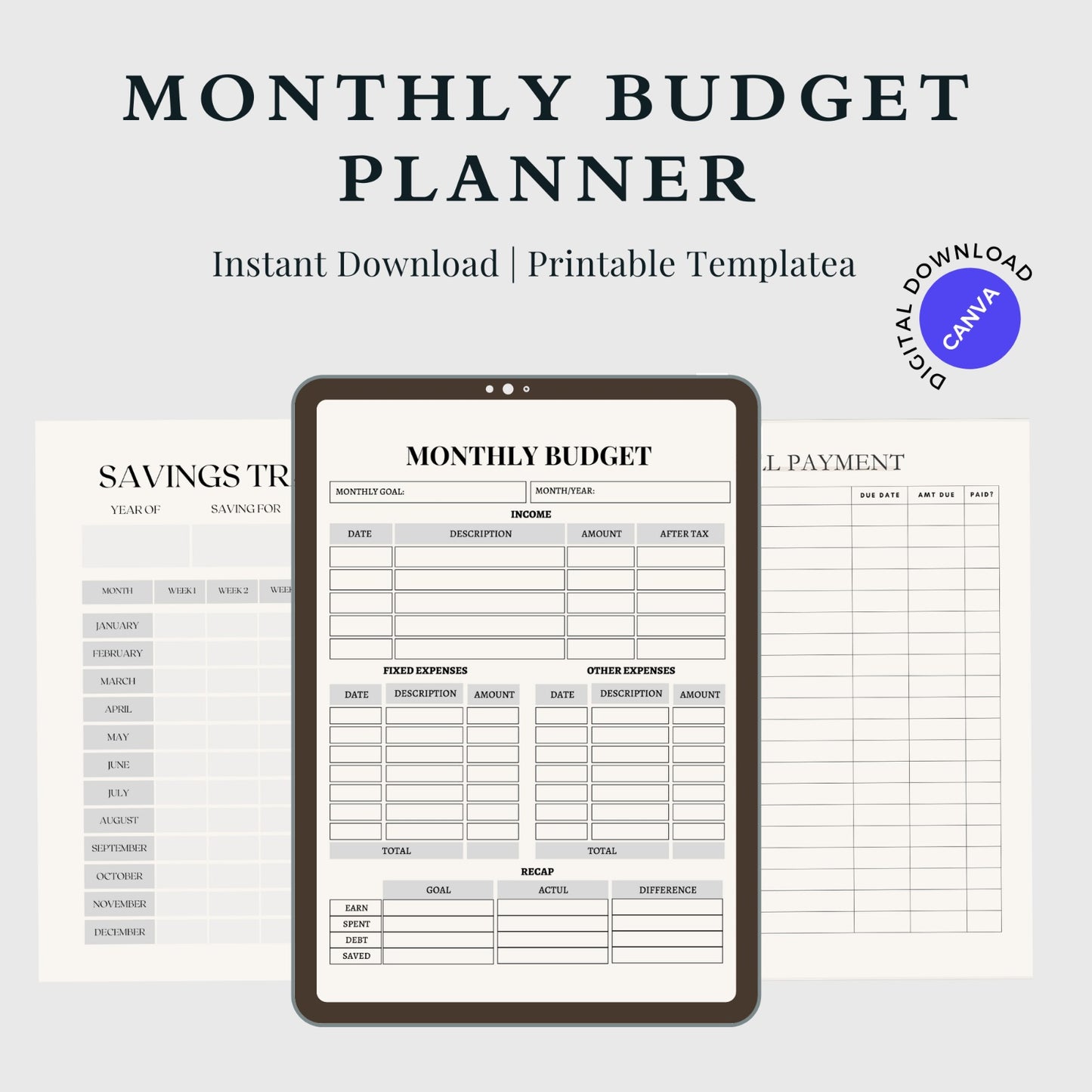 Organize Your Finances with Our Monthly Budget Planner