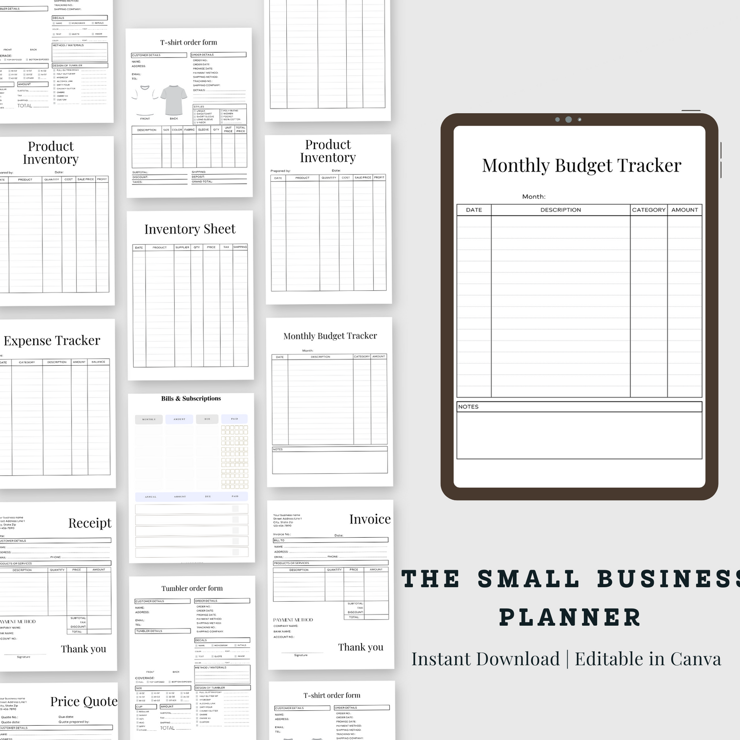 Organize and Grow Your Business with Our Small Business Planner