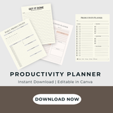 Stay Organized and Achieve More with Our Productivity Planner