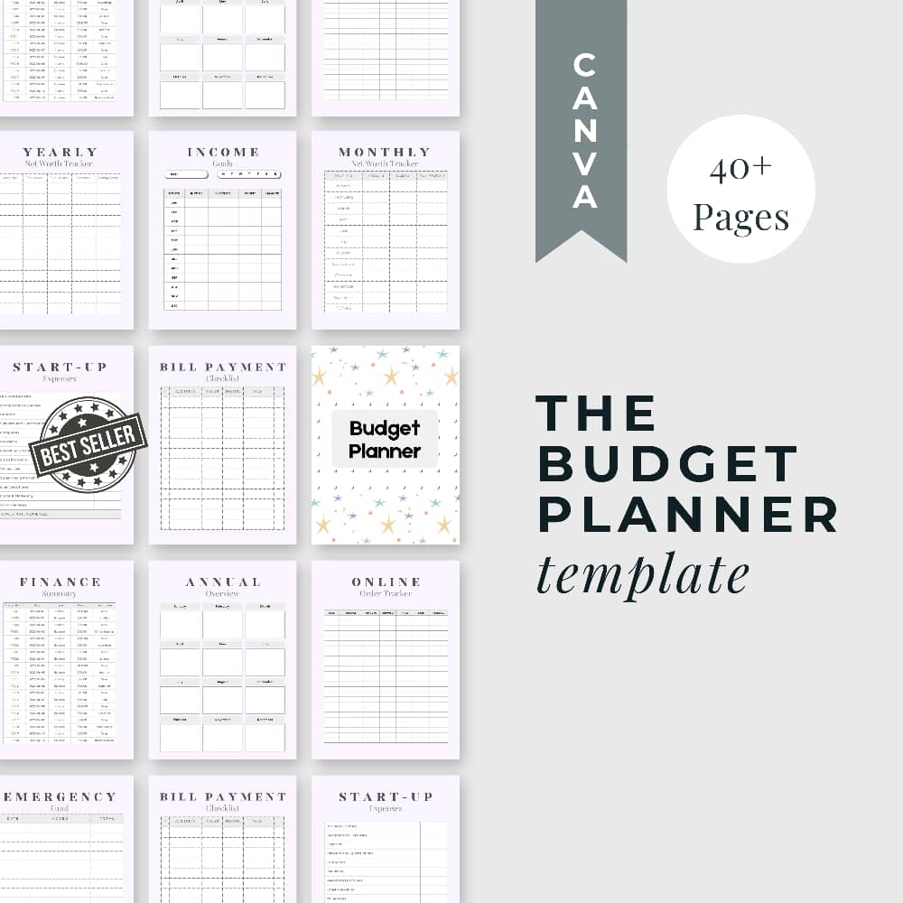Stay organized and on top of your finances with our Budget Planner Template.