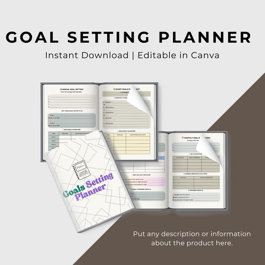 Achieve Your Dreams with Our Goal Setting Planner – Stay Organized & Motivated!

