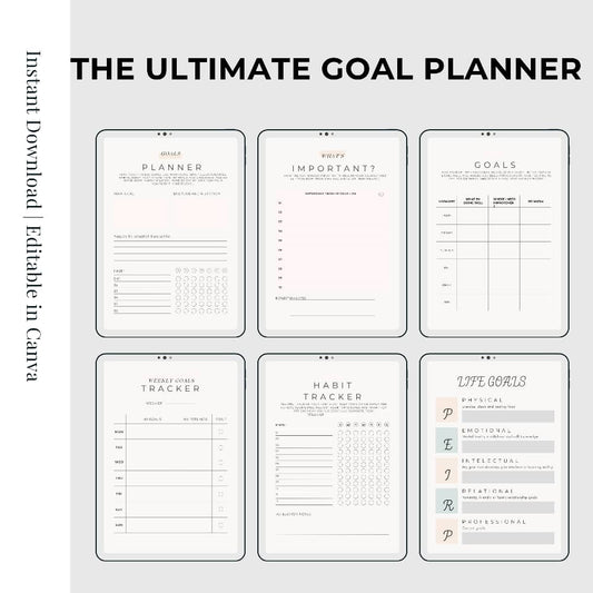 Achieve your dreams with The Ultimate Goal Planner!