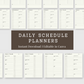 Organize Your Days: Daily Scheduling Planner for Effortless Time Management