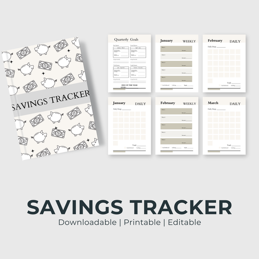 Track Your Savings Effortlessly with Our Savings Tracker