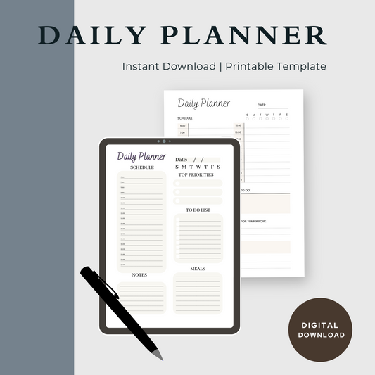 The Ultimate Daily Planner - Plan, Organize, Achieve