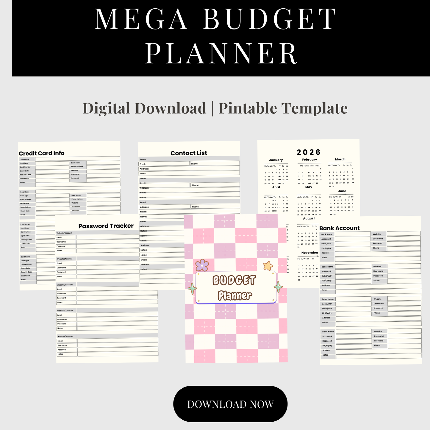 Stay Organized and Save Money with Our Budget Planner