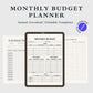 Organize Your Finances with Our Monthly Budget Planner

