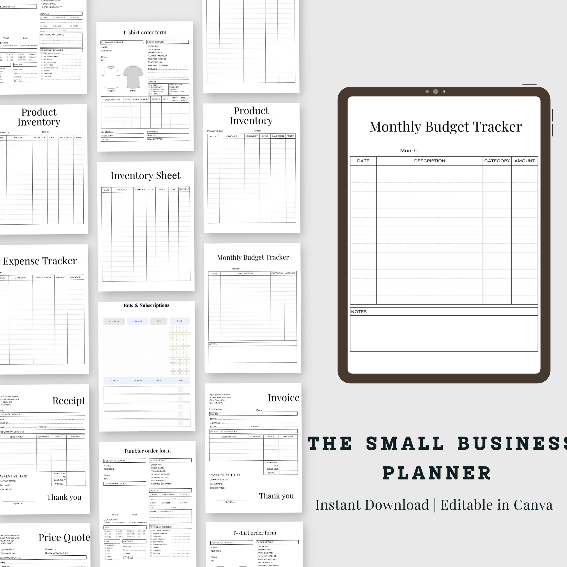Organize and Grow Your Business with Our Small Business Planner

