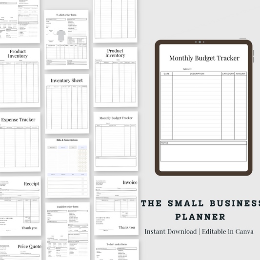 Organize and Grow Your Business with Our Small Business Planner

