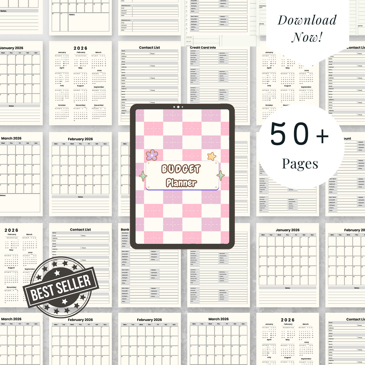Stay Organized and Save Money with Our Budget Planner  

