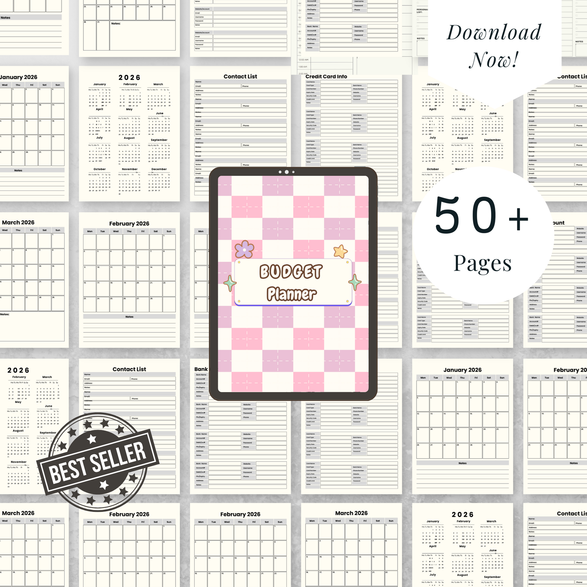 Stay Organized and Save Money with Our Budget Planner  

