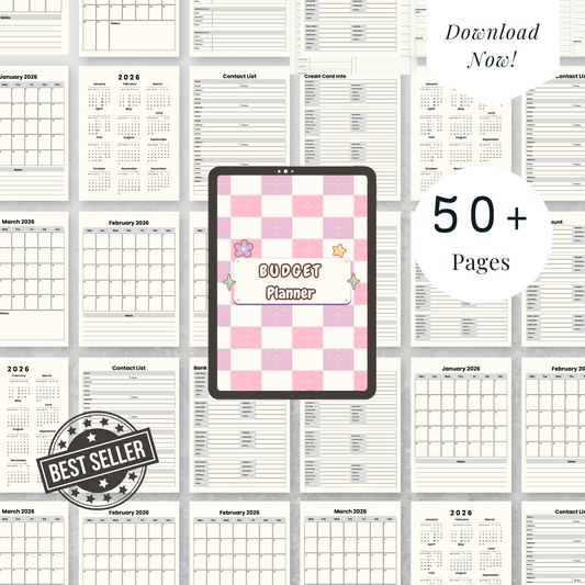 Stay Organized and Save Money with Our Budget Planner  

