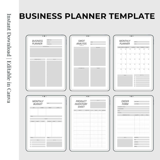 Stay organized and achieve your goals with our Business Planner.
