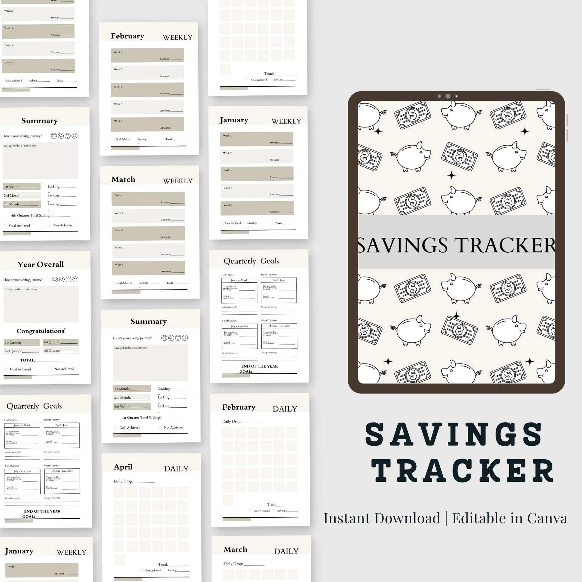 Track Your Savings Effortlessly with Our Savings Tracker

