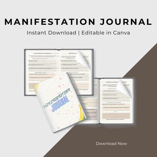 Unlock Your Goals with Our Manifestation Journal – Your Path to Abundance and Clarity

