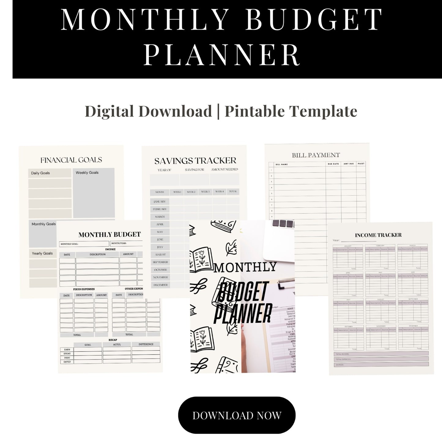 Organize Your Finances with Our Monthly Budget Planner
