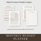 Organize Your Finances with Our Monthly Budget Planner