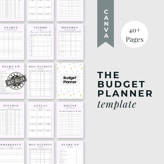 Stay organized and on top of your finances with our Budget Planner Template.
