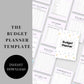 Stay organized and on top of your finances with our Budget Planner Template.